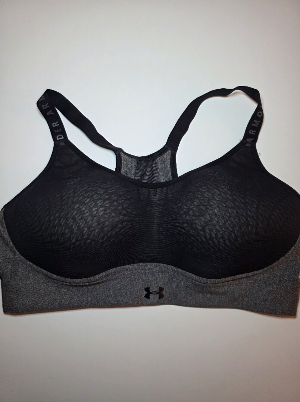 Under Armour Sports Bra UA Infinity Medium Support Wireless Black Sz L